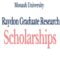 Raydon Graduate Research Scholarships 2024 at Monash University