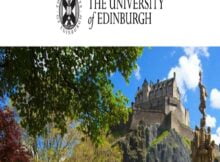 Global Online Learning Masters Scholarships 2024/2025 at University of Edinburgh