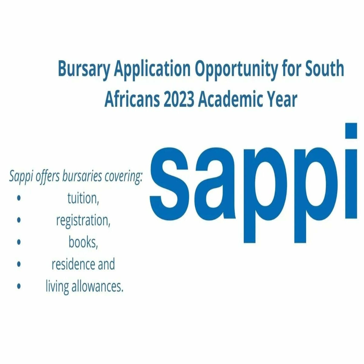 Sappi Bursaries and Scholarships 2024 for African Students