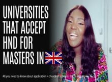 Universities in the UK that accept HND for Masters 2024