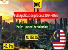 Government of Malaysia International Scholarship (MIS) 2024
