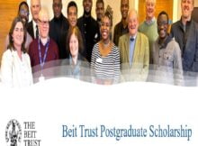 Beit Trust Postgraduate Scholarships 2025 for Africans