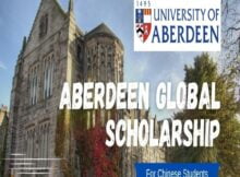 Aberdeen Global Scholarship 2024 at the University of Aberdeen