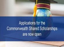 Commonwealth Shared Cambridge Scholarship 2025