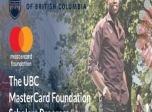 Mastercard Foundation Scholars Program 2025 at UBC