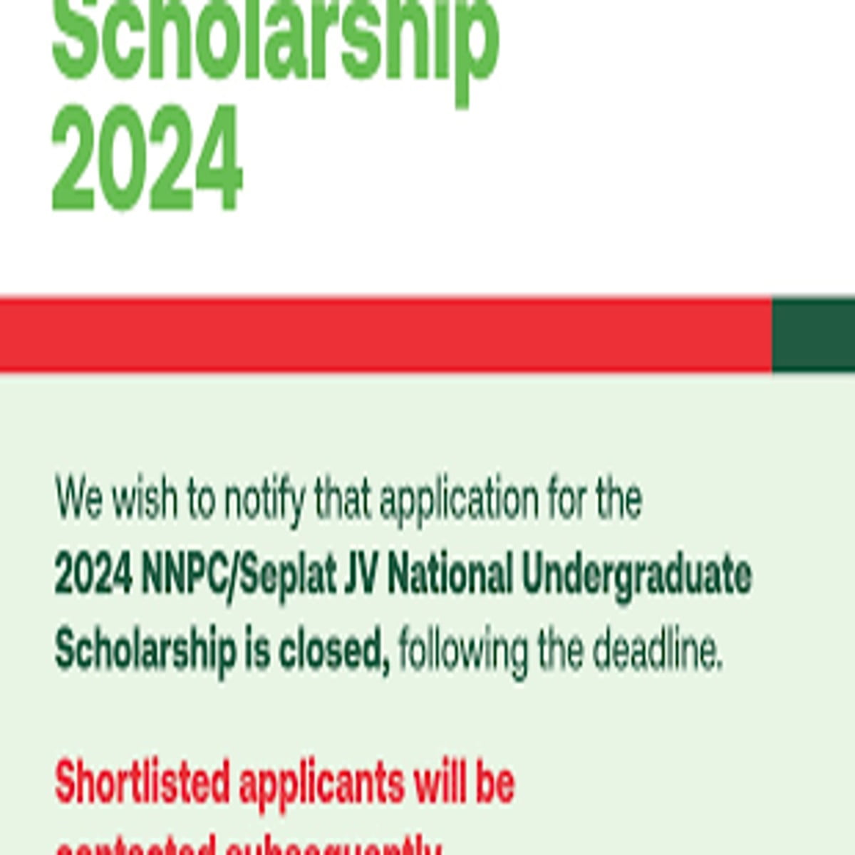 Seplat Energy JV National Scholarship 2024