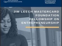 Jim Leech Mastercard Foundation Fellowship 2025