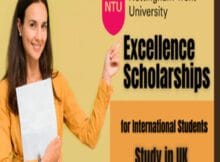 Nottingham Trent University Scholarships 2025 for International Students