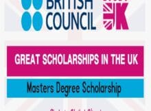 British Council GREAT Scholarships 2025 to Study in UK