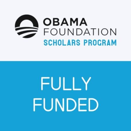 Obama Foundation Scholars Program 2025-2026 at Columbia University