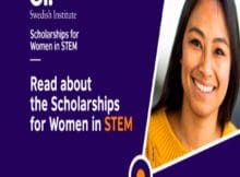 SI Pioneering Women in STEM Scholarship 2025 to Study in Sweden