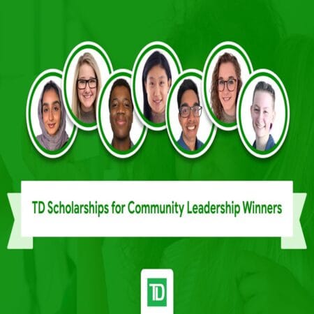 TD Scholarships 2025 for Community Leadership in Canada