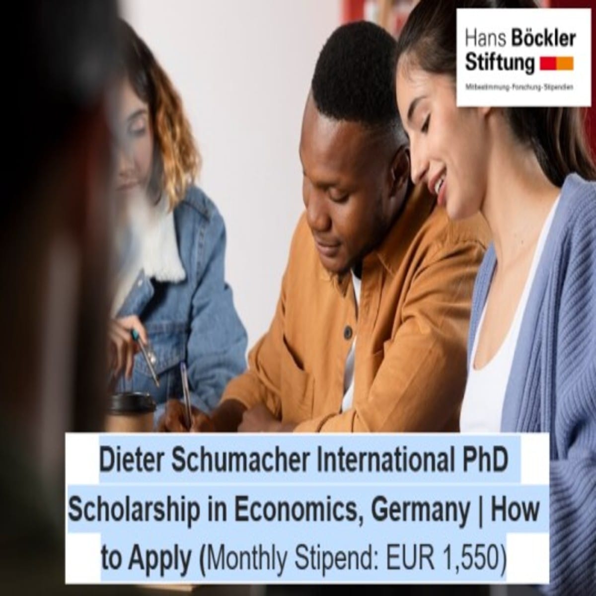 Dieter Schumacher International PhD Scholarship 2025